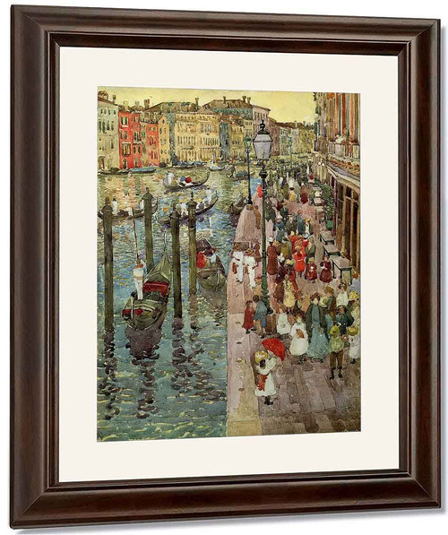The Grand Canal, Venice By Maurice Prendergast By Maurice Prendergast