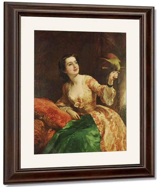 The Green Parrot By William Powell Frith