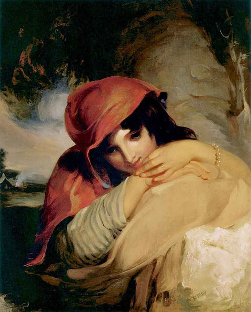 The Gypsy Girl By Thomas Sully