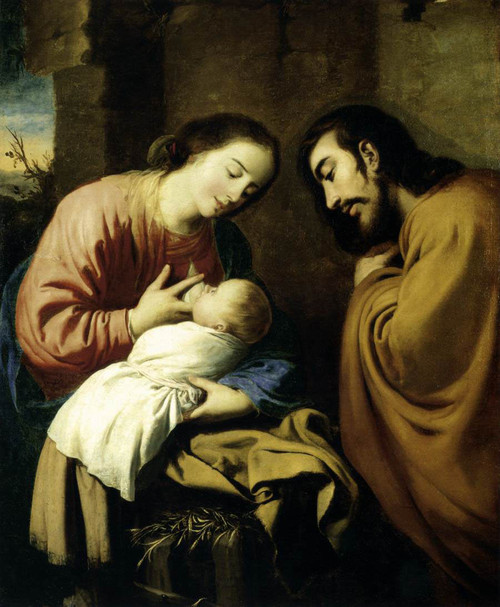 The Holy Family By Francisco De Zurbaran