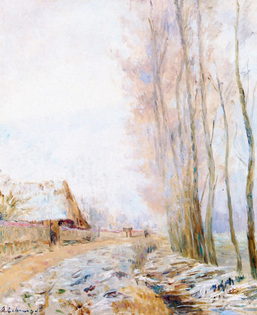 The Hondouville Road, The Effect Of Frost By Albert Lebourg By Albert Lebourg