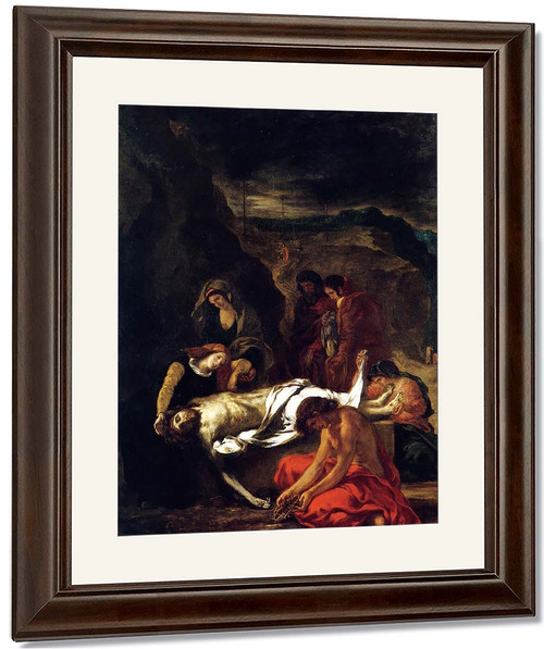 The Lamentation2 By Eugene Delacroix By Eugene Delacroix