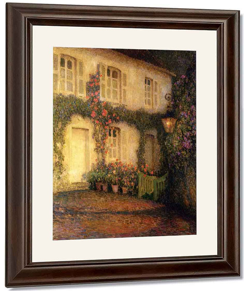 Garden At Gerberoy By Henri Le Sidaner Art Reproduction from 