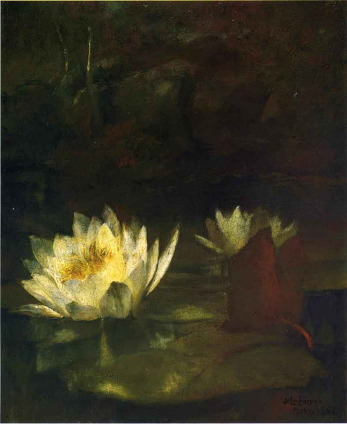 The Last Water Lilies By John La Farge By John La Farge