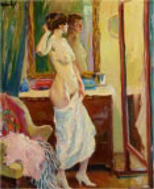 The Looking Glass By Edward Cucuel By Edward Cucuel