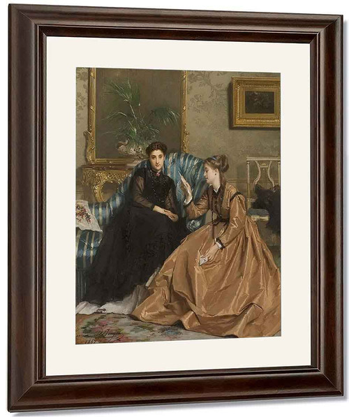 The Love Letter By Gustave Leonard De Jonghe By Gustave Leonard De Jonghe