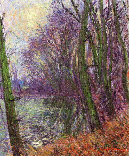 The Mare In Winter By Gustave Loiseau By Gustave Loiseau