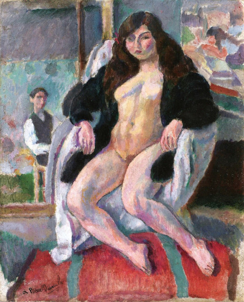 The Painter And His Model By Jules Pascin By Jules Pascin The Painter And His Model By Jules Pascin By Jules Pascin
