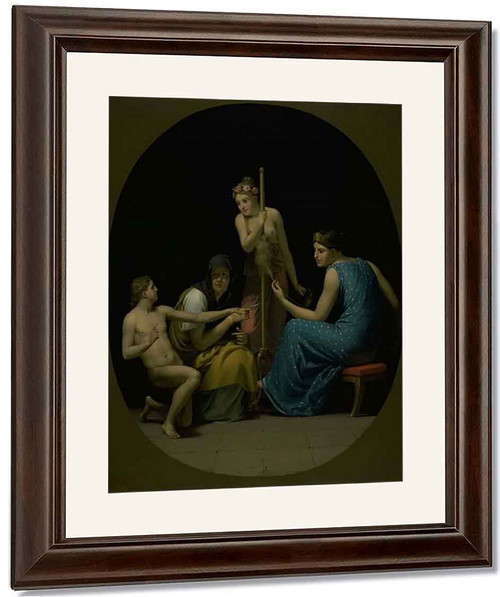 The Parcae Clotho, Lachesis And Atropos Spinning The Thread Of Life By Christoffer Wilhelm Eckersberg