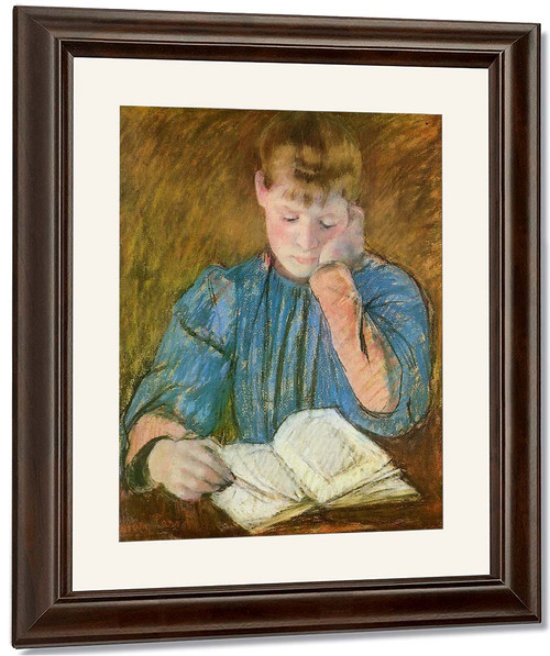 The Pensive Reader2 By Mary Cassatt By Mary Cassatt