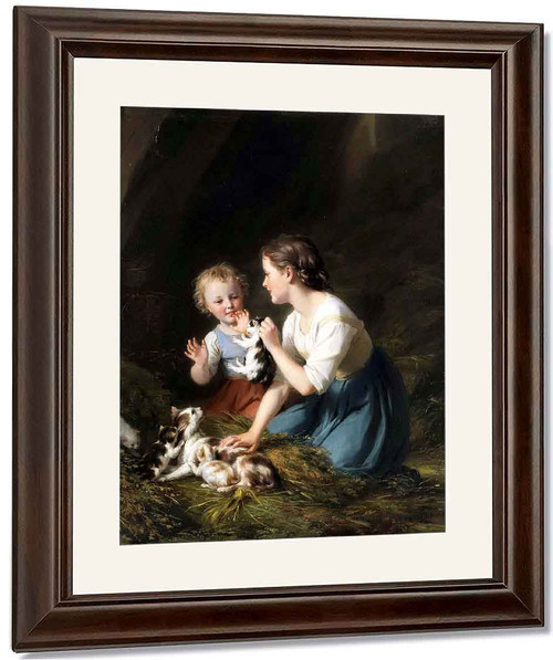 The Pet Kitten By Fritz Zuber Buhler