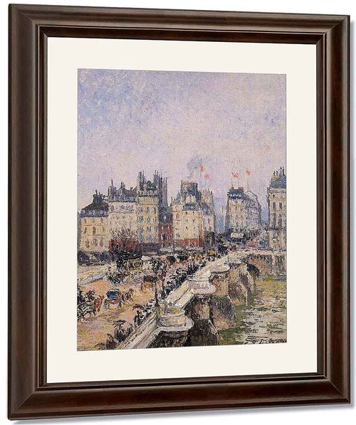 The Pont Neuf4 By Camille Pissarro By Camille Pissarro