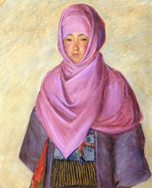 The Purple Shawl By Lilla Cabot Perry