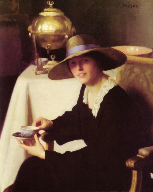 The Samovar By William Macgregor Paxton By William Macgregor Paxton
