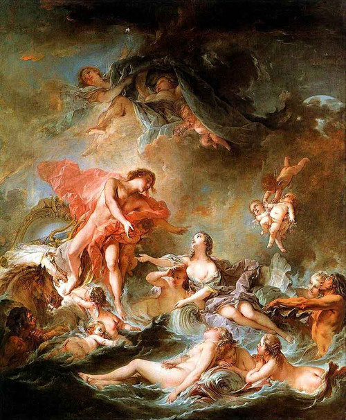 The Setting Of The Sun By Francois Boucher