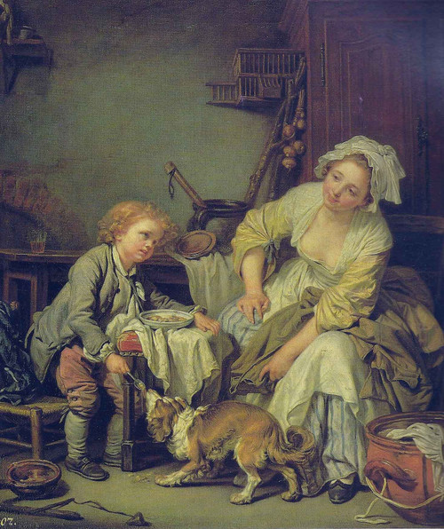 The Spoiled Child By Jean Baptiste Greuze By Jean Baptiste Greuze