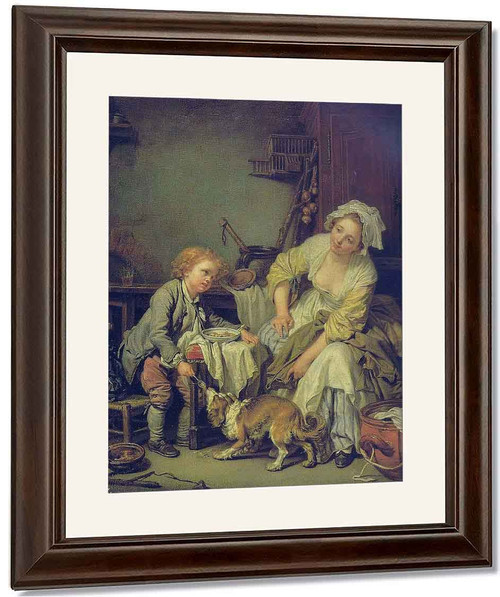 The Spoiled Child By Jean Baptiste Greuze By Jean Baptiste Greuze