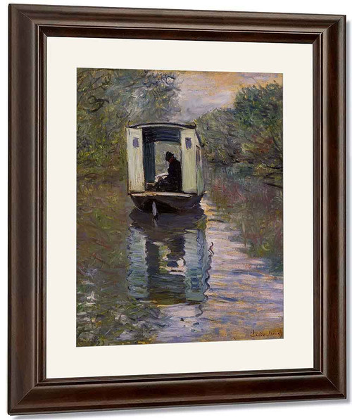 The Studio Boat2 By Claude Oscar Monet