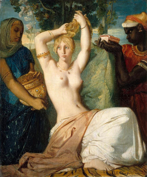 The Toilet Of Esther By Theodore Chasseriau