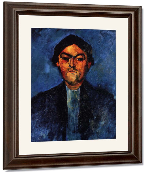 The Typographer By Amedeo Modigliani By Amedeo Modigliani