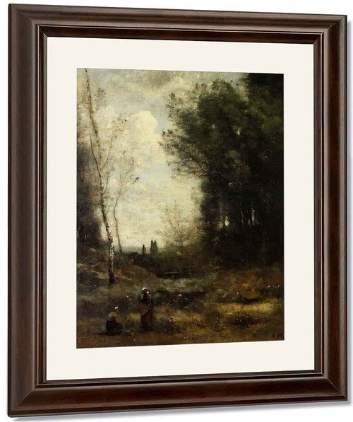 The Valley By Jean Baptiste Camille Corot By Jean Baptiste Camille Corot