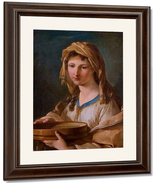 The Vestal Virgin Tuccia With A Sieve By Charles Joseph Natoire By Charles Joseph Natoire