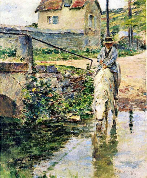 The Watering Place By Theodore Robinson