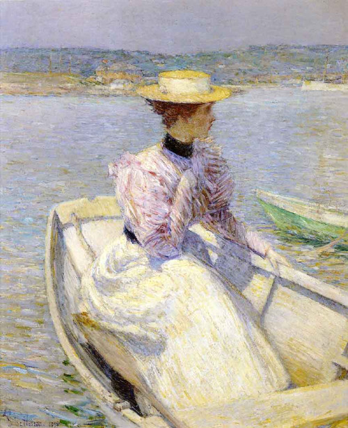 The White Dory By Frederick Childe Hassam By Frederick Childe Hassam