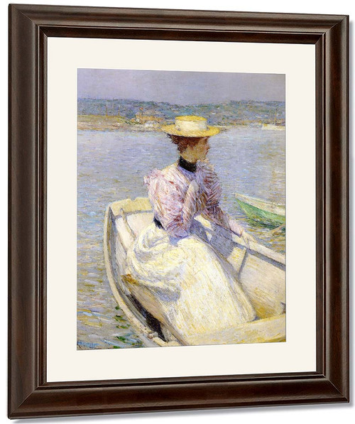 The White Dory By Frederick Childe Hassam By Frederick Childe Hassam