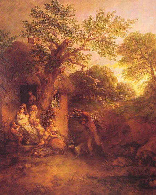 The Woodcutters' Return By Thomas Gainsborough By Thomas Gainsborough
