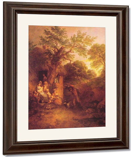 The Woodcutters' Return By Thomas Gainsborough By Thomas Gainsborough