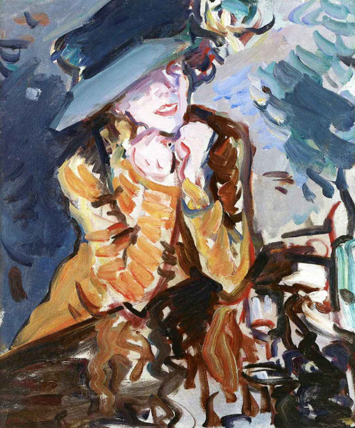 The Yellow Dress By Samuel John Peploe