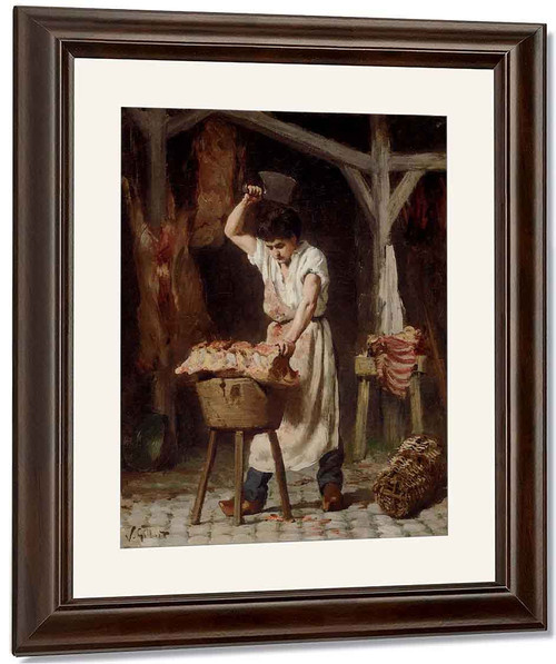 The Young Butcher By Victor Gabriel Gilbert By Victor Gabriel Gilbert