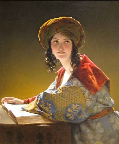 The Young Eastern Woman By Friedrich Von Amerling By Friedrich Von Amerling