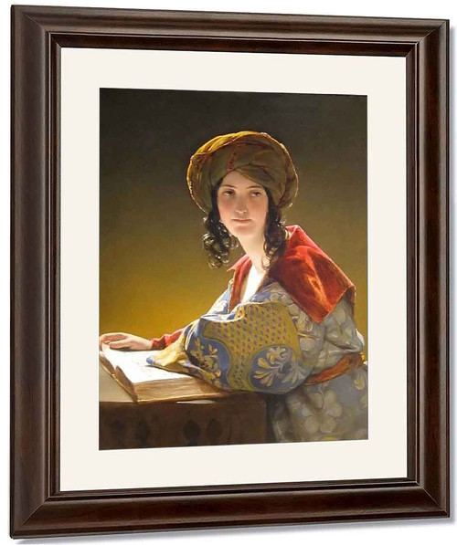 The Young Eastern Woman By Friedrich Von Amerling By Friedrich Von Amerling