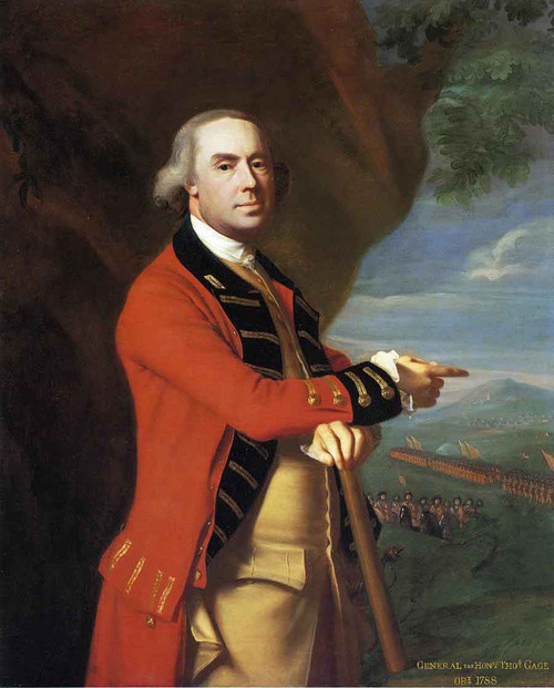 Thomas Gage By John Singleton Copley By John Singleton Copley