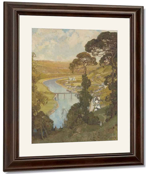 Tintern, Valley Of The Wye By Alfred East