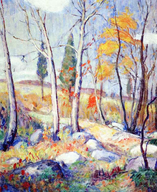 Trees In Autumn By Lucien Abrams By Lucien Abrams