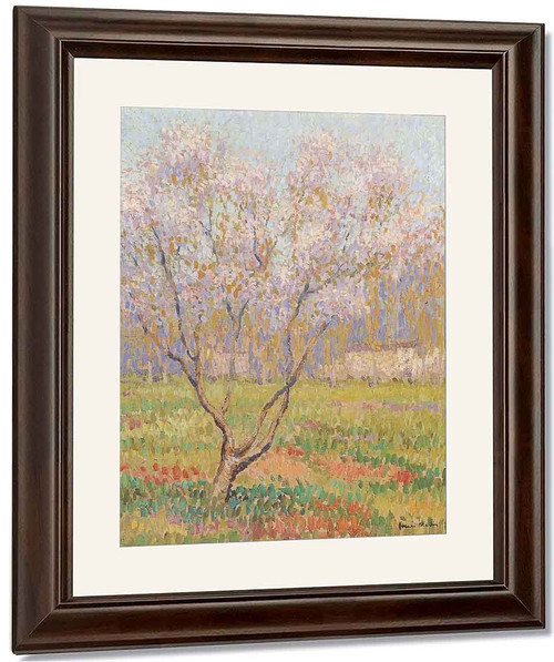 Trees In Bloom By Henri Martin By Henri Martin