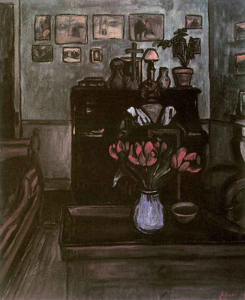 Twilight In An Intimate Room By Jozsef Rippl Ronai By Jozsef Rippl Ronai