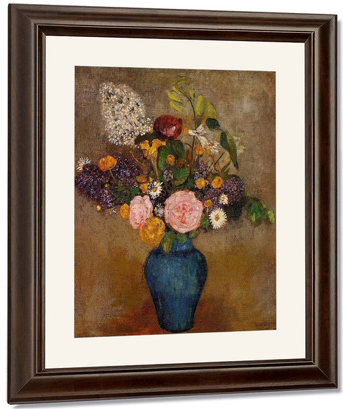 Vase Of Flowers20 By Odilon Redon By Odilon Redon