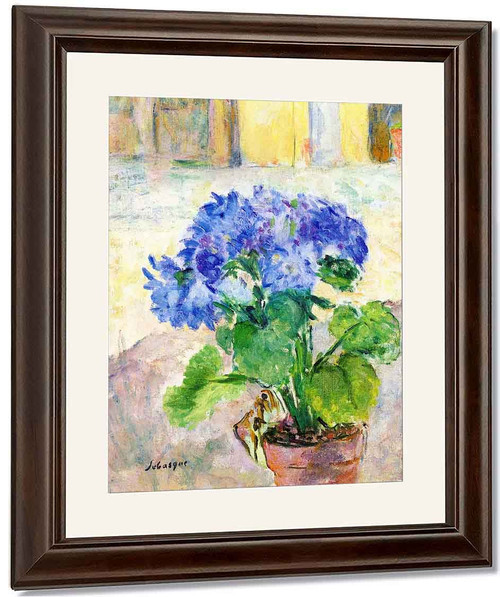 Vase Of Hydrangeas By Henri Lebasque By Henri Lebasque