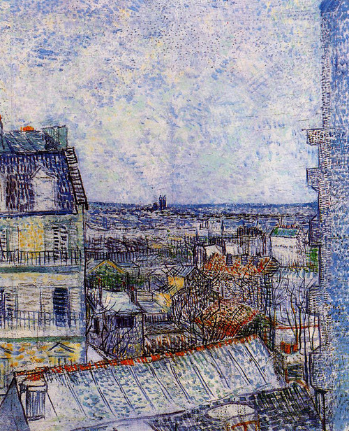 View Of Paris From Vincents Room In The Rue Lepic By Jose Maria Velasco