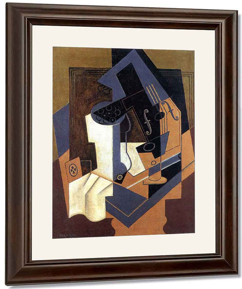 Violin And Ace Of Clubs By Juan Gris