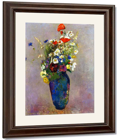 Vision Vase Of Flowers By Odilon Redon By Odilon Redon