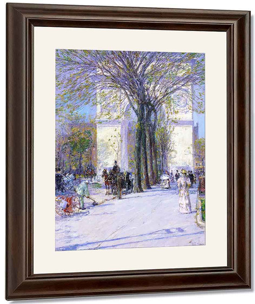 Washington Arch, Spring By Frederick Childe Hassam By Frederick Childe Hassam