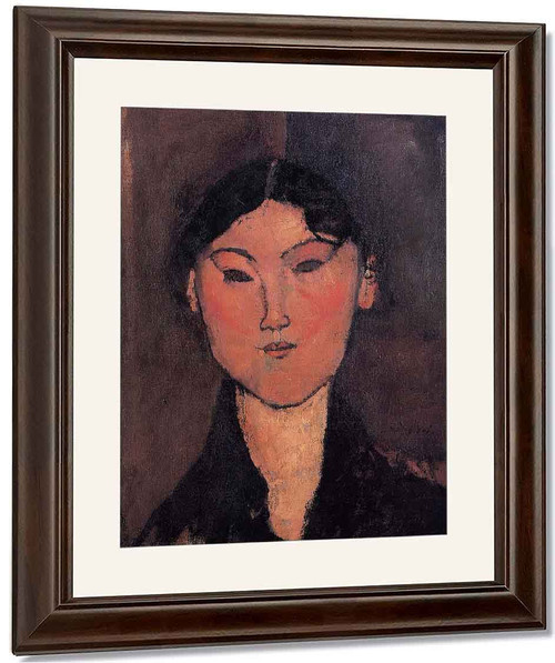 Woman's Head4 By Amedeo Modigliani By Amedeo Modigliani
