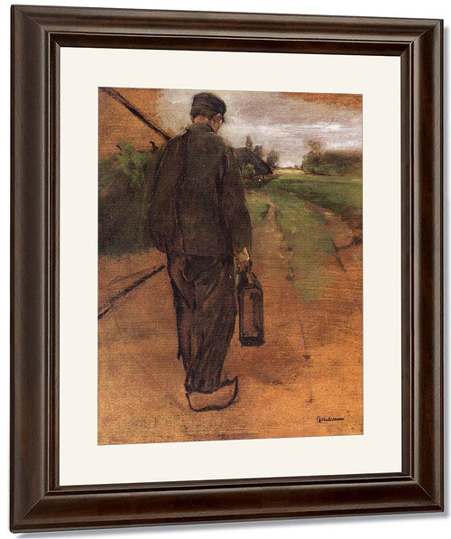 Worker Returning Home By Max Liebermann By Max Liebermann Worker Returning Home By Max Liebermann By Max Liebermann