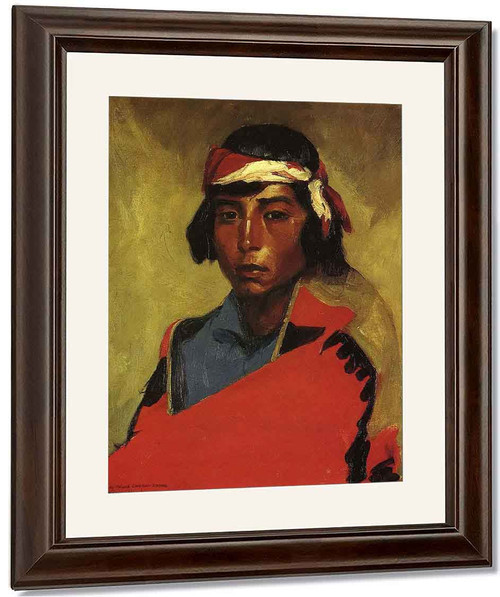 Young Buck Of The Tesuque Pueblo By Robert Henri