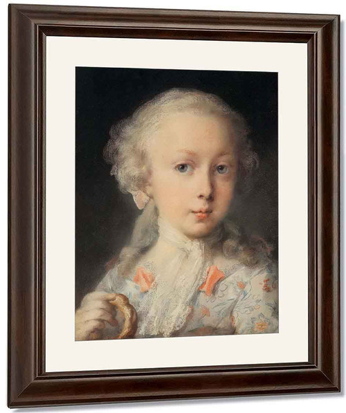 Young Lady Of The Le Blond Family By Rosalba Carriera By Rosalba Carriera